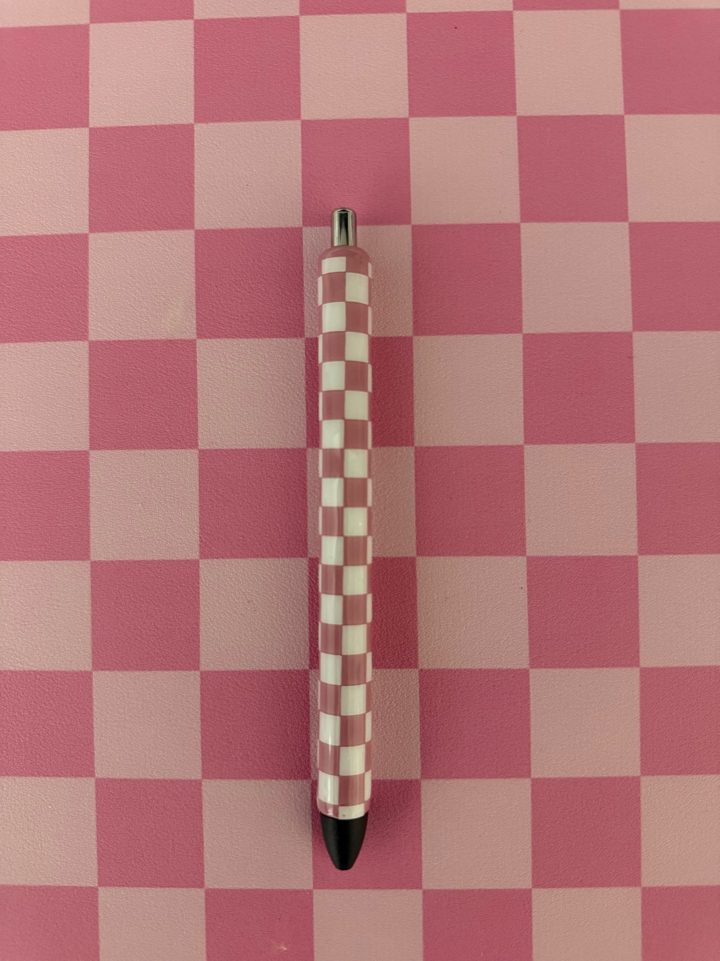 Checkered Print Pens