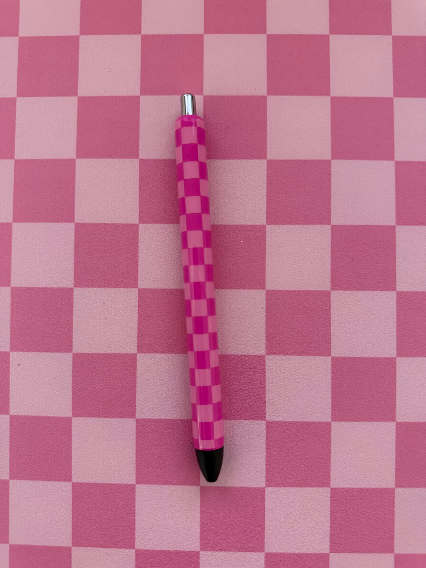 Checkered Print Pens