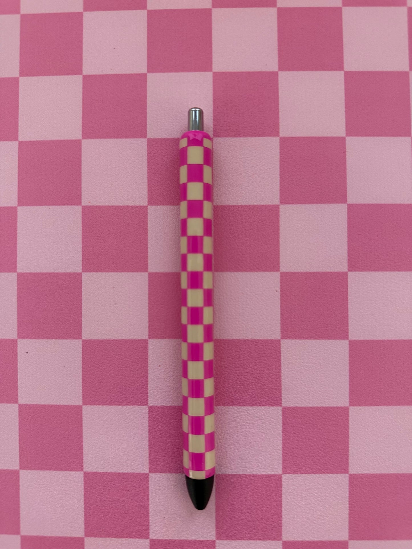 Checkered Print Pens