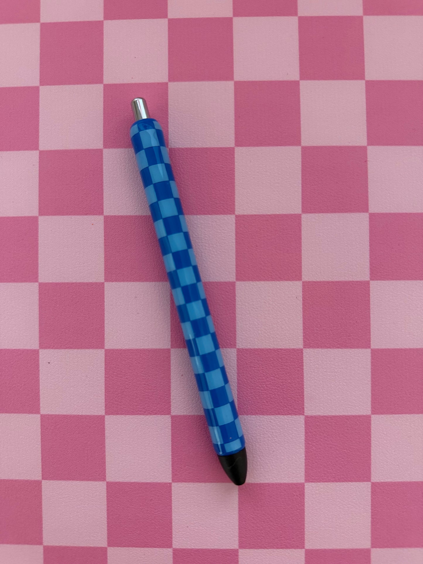 Checkered Print Pens