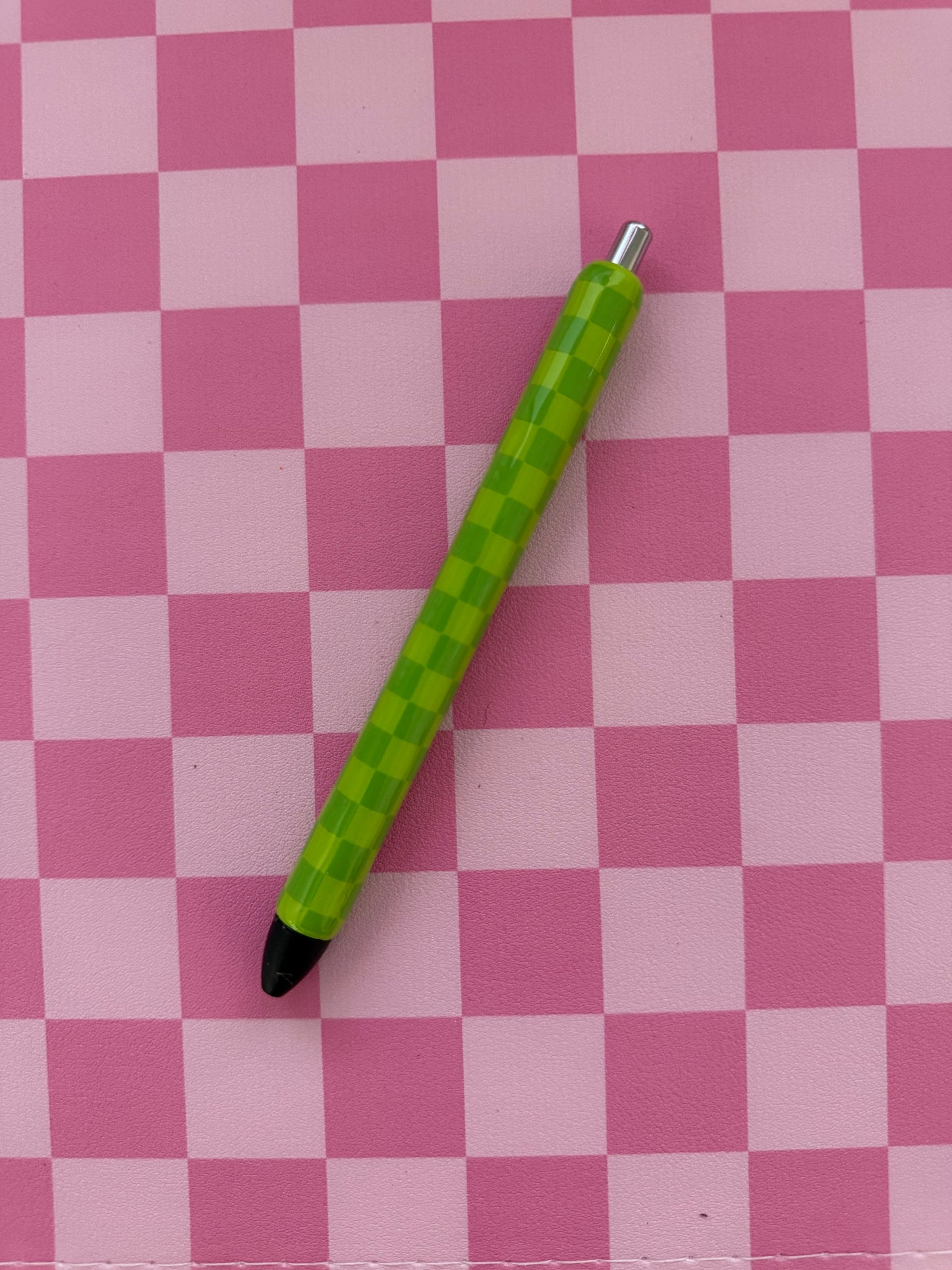 Checkered Print Pens