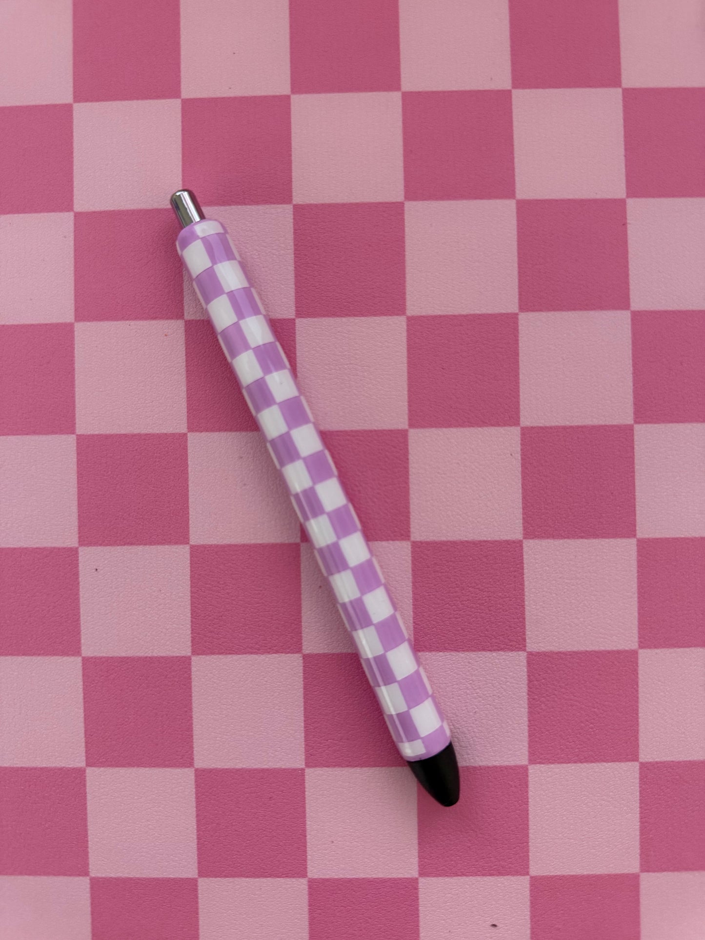 Checkered Print Pens