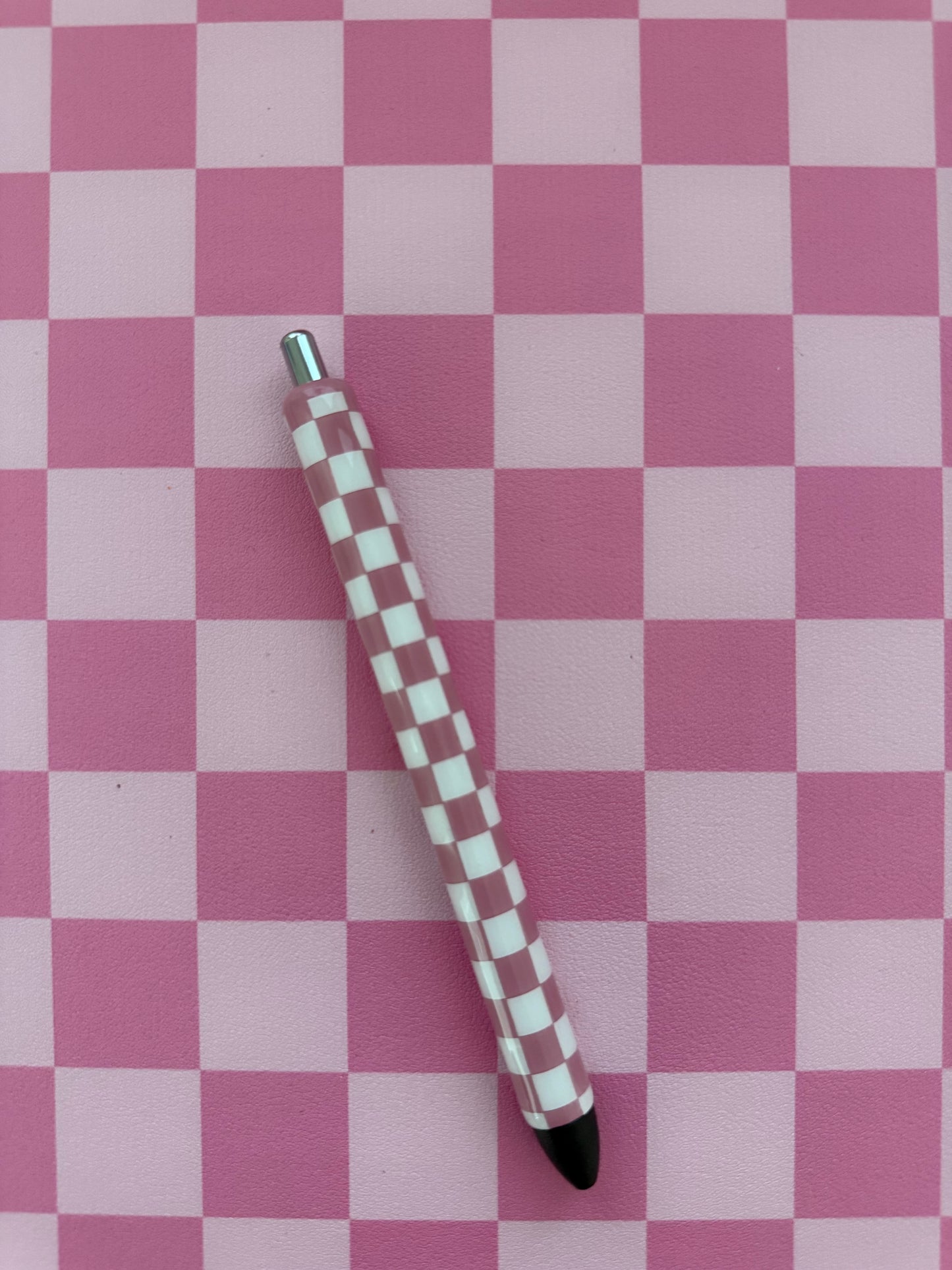 Checkered Print Pens