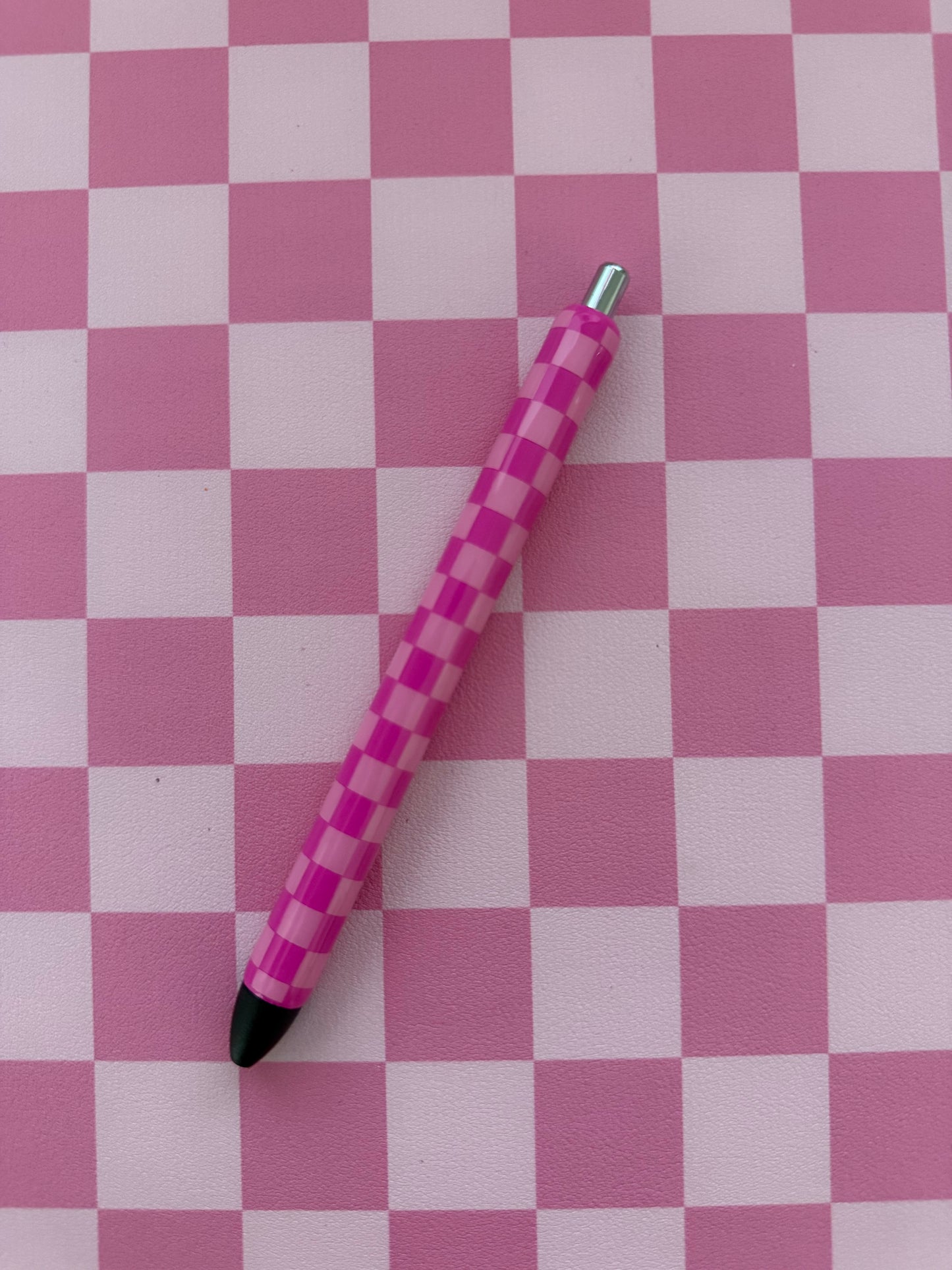 Checkered Print Pens